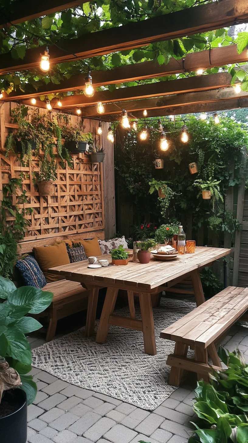 Transform Your Outdoor Space into a Cozy Garden Oasis with Rustic Charm