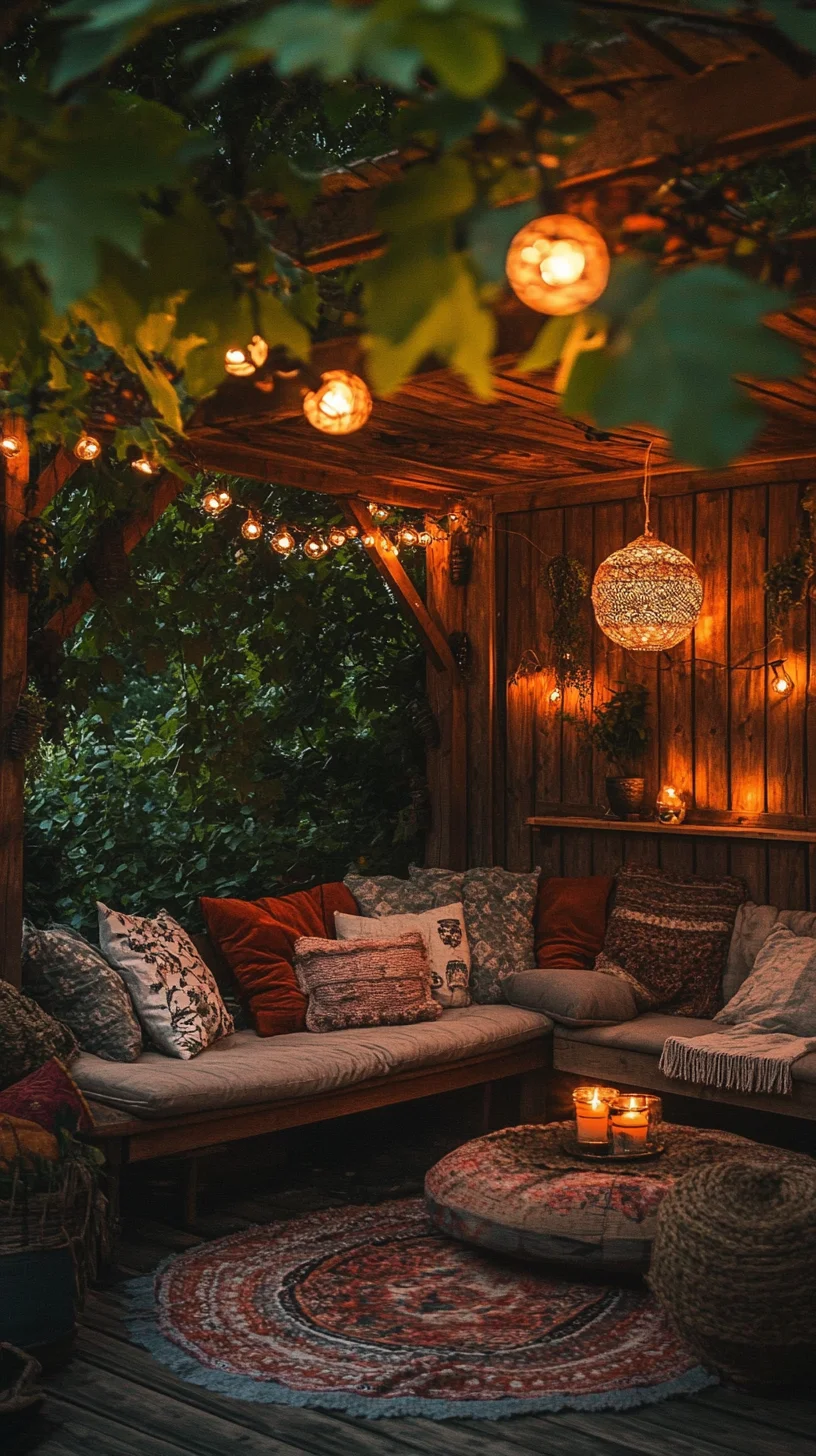 Transform Your Outdoor Space with Cozy Bohemian Charm