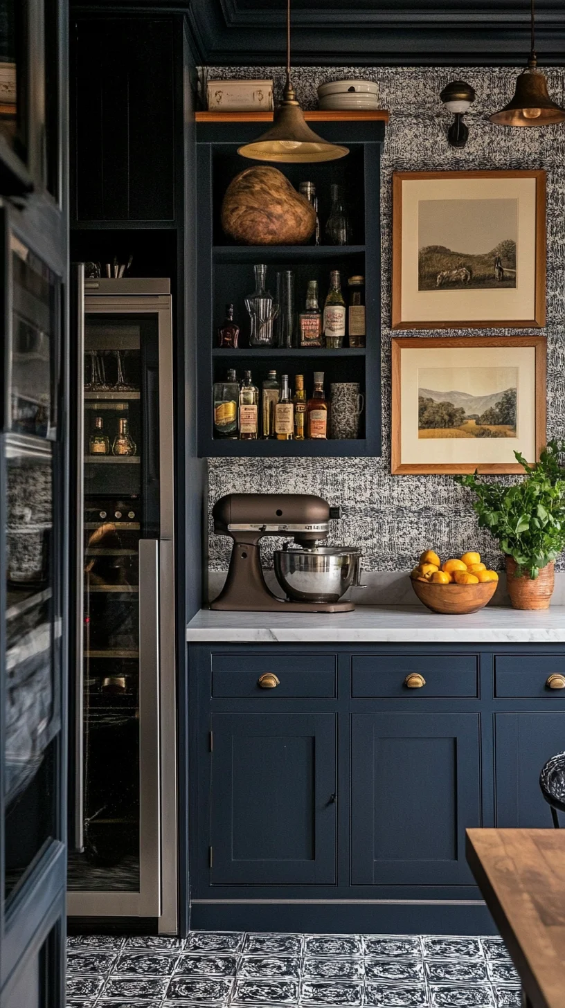 Transform Your Space: Chic Dark Academy Kitchen Elegance