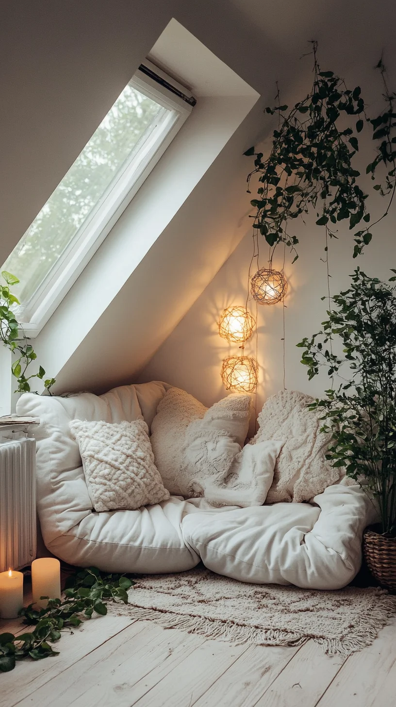 Transform Your Space: Cozy, Plant-Filled Nook for Relaxation and Rejuvenation