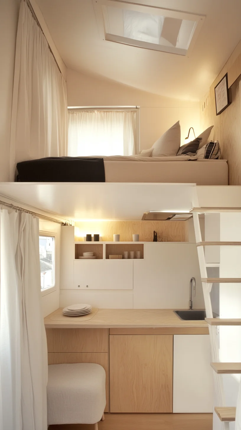 Transform Your Space: Embrace Minimalist Living with This Cozy Loft Design