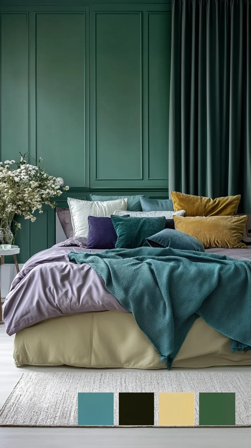 Transform Your Space with Luxurious Layered Textures and Rich Jewel Tones