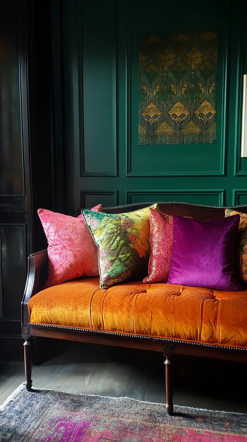 Transform Your Space with Vibrant Jewel Tones and Luxurious Textures