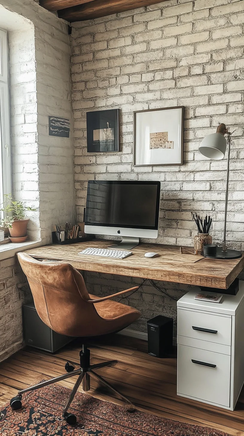 Transform Your Workspace: Rustic Elegance Meets Modern Minimalism