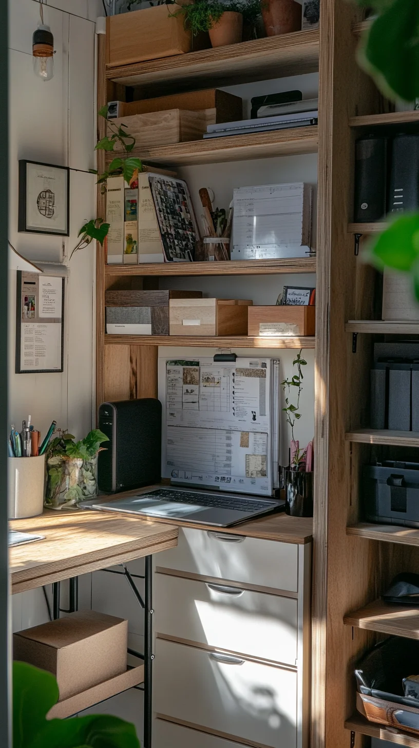 Transform Your Workspace with a Stylish and Functional Minimalist Office Nook