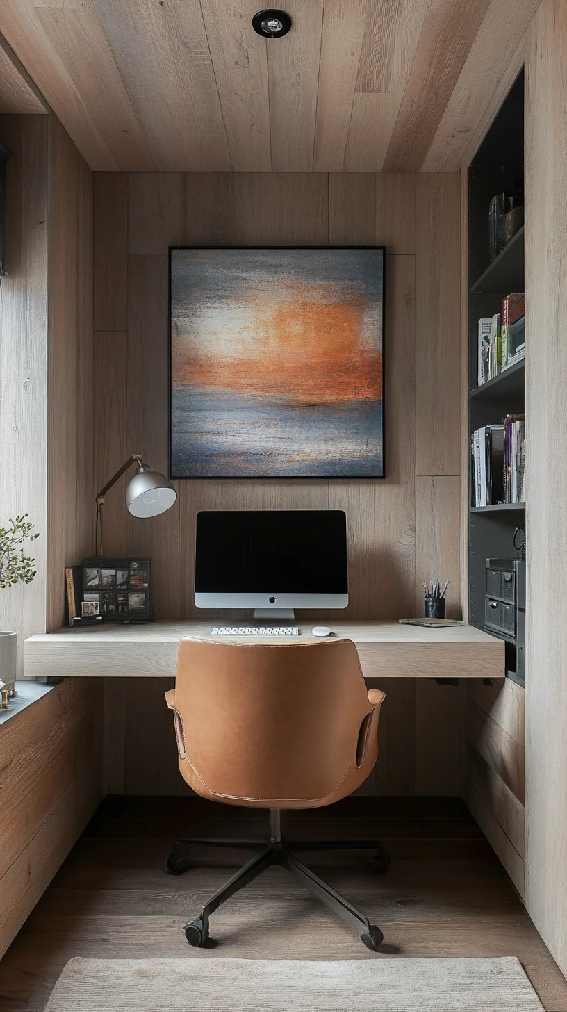 Transform Your Workspace with Cozy Minimalism: A Blend of Style and Functionality