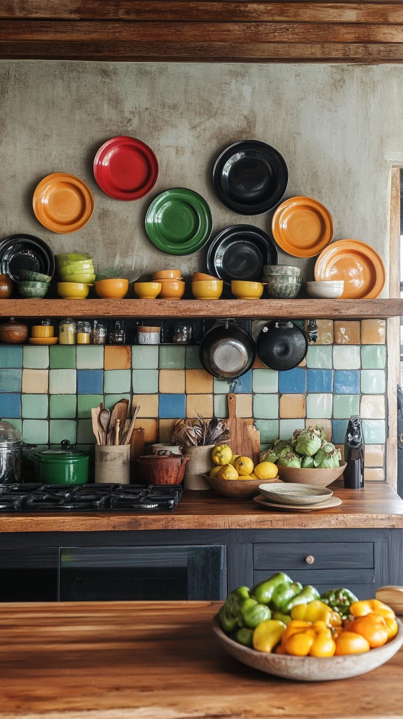 Vibrant Rustic Kitchen Decor: Infuse Color and Charm into Your Culinary Space