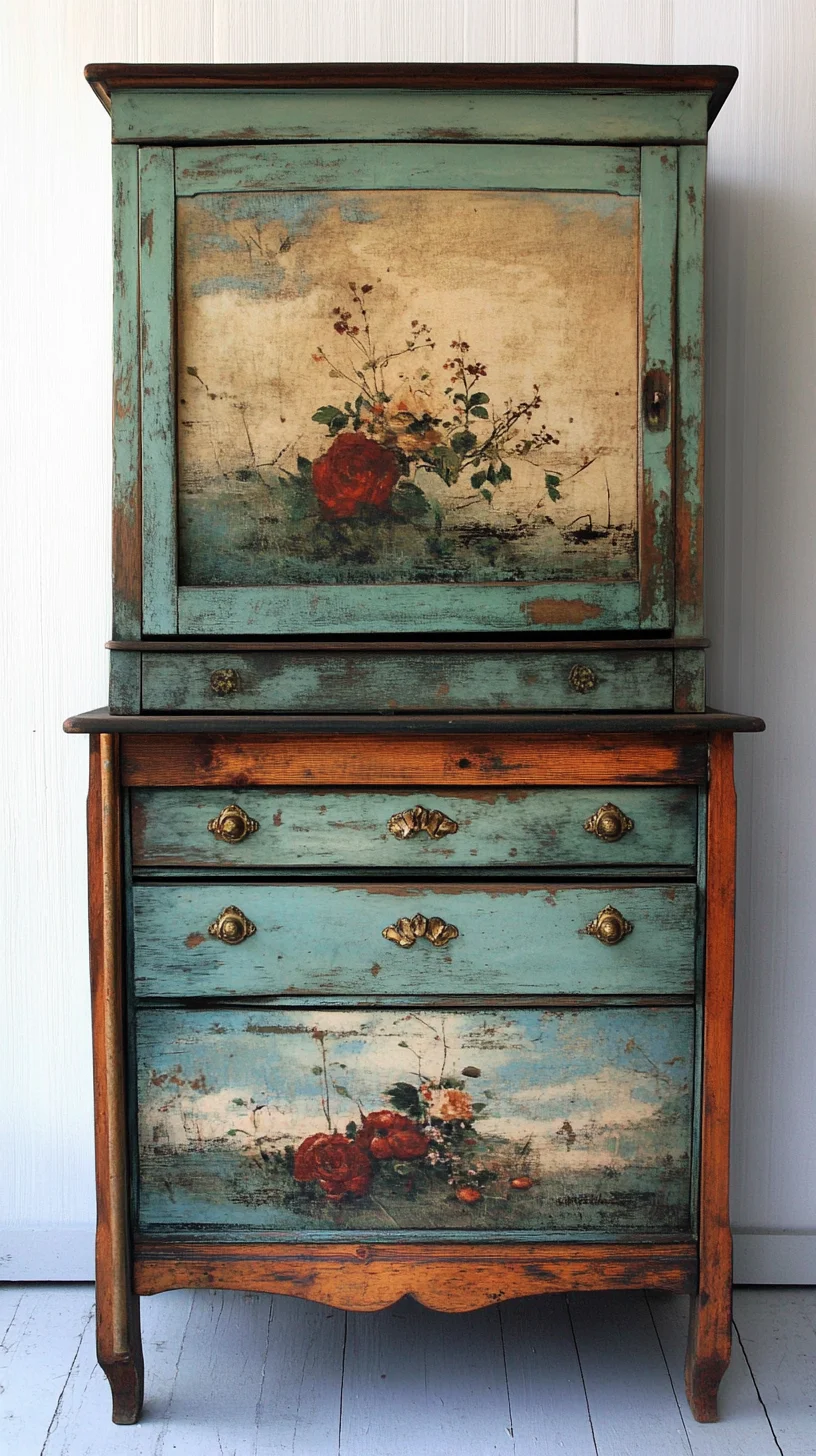 Vintage Charm: Embrace the Rustic Elegance of Hand-Painted Furniture