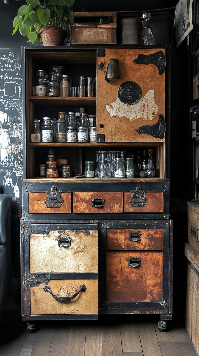 Vintage Charm: Transform Your Space with a Rustic Cabinet Makeover