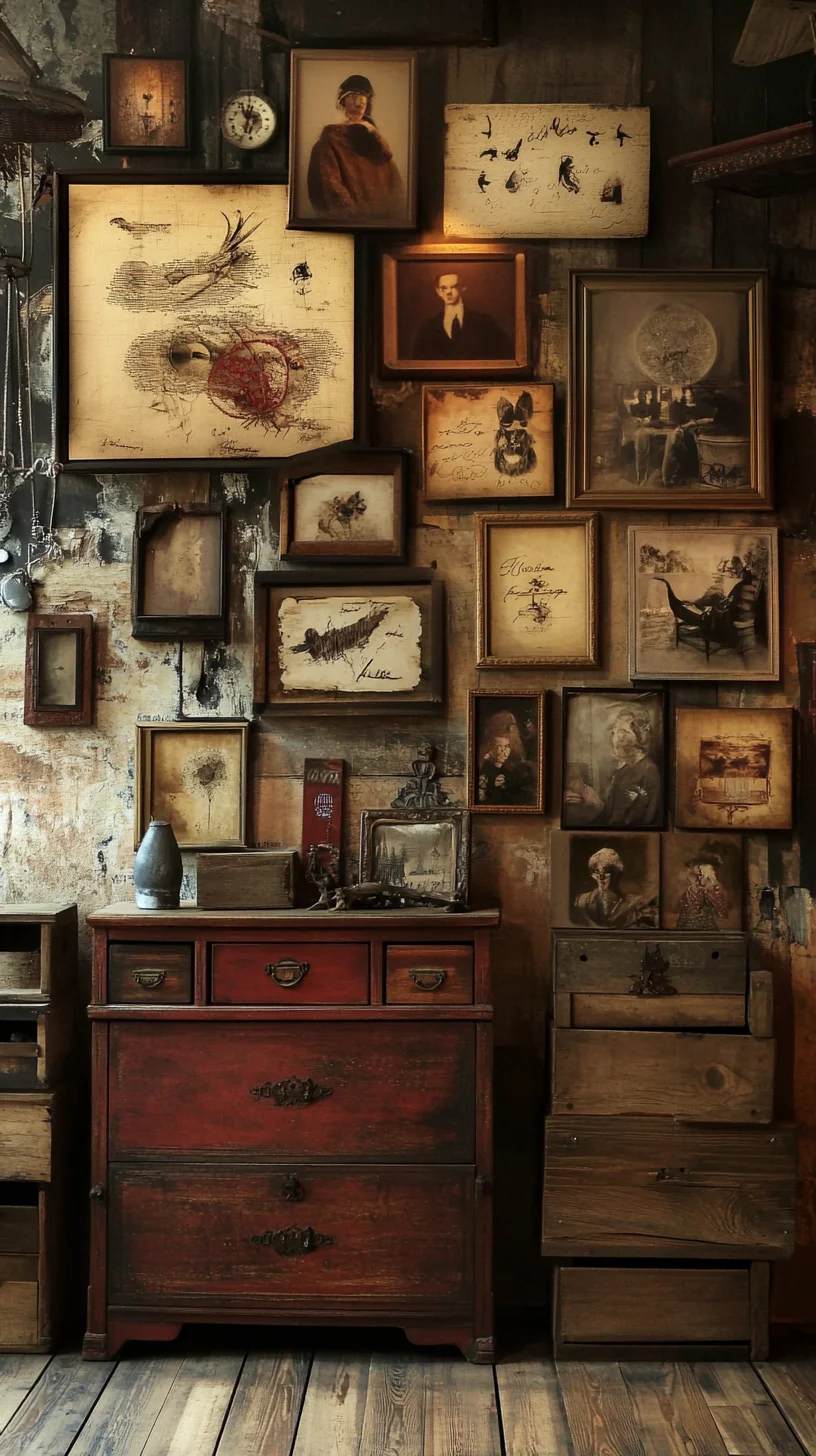 Vintage Charm: Transform Your Space with a Rustic Gallery Wall