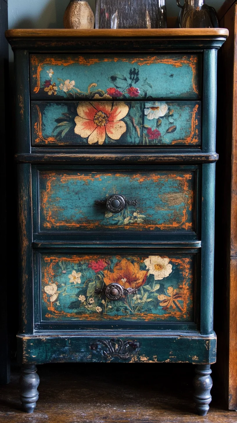 Vintage Floral Elegance: Transform Your Space with Antique Charm