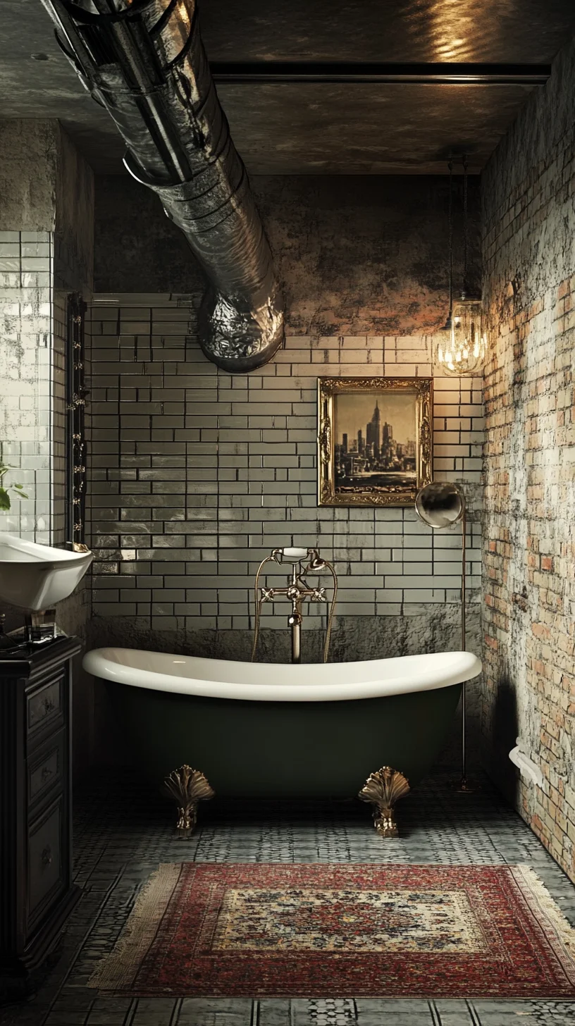 Vintage Glam: Elevate Your Bathroom with a Retro Bathtub Touch