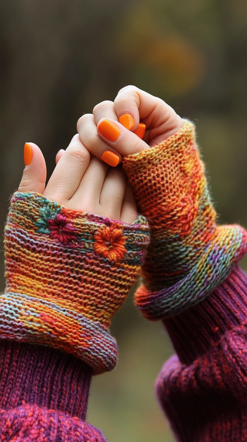 Brighten Up Your Look with Vibrant Pumpkin Spice Nails!