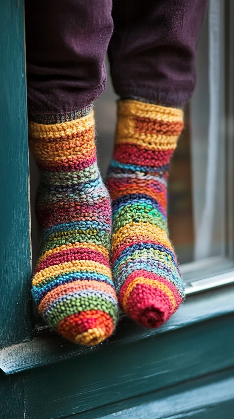 Cozy and Colorful Crochet Socks: Your New Year-Round Comfort Essential