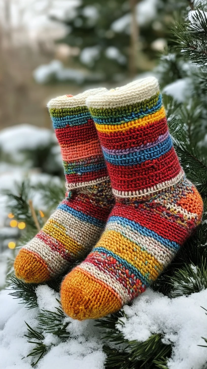 Cozy and Colorful Knit Socks: The Ultimate Winter Warmth Accessory