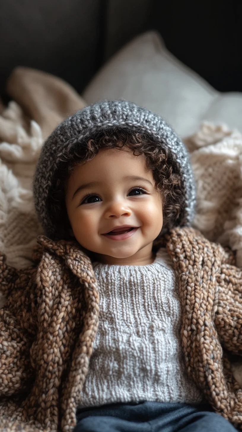 Cozy and Cute: Embracing the Adorable Curly Look for Little Ones