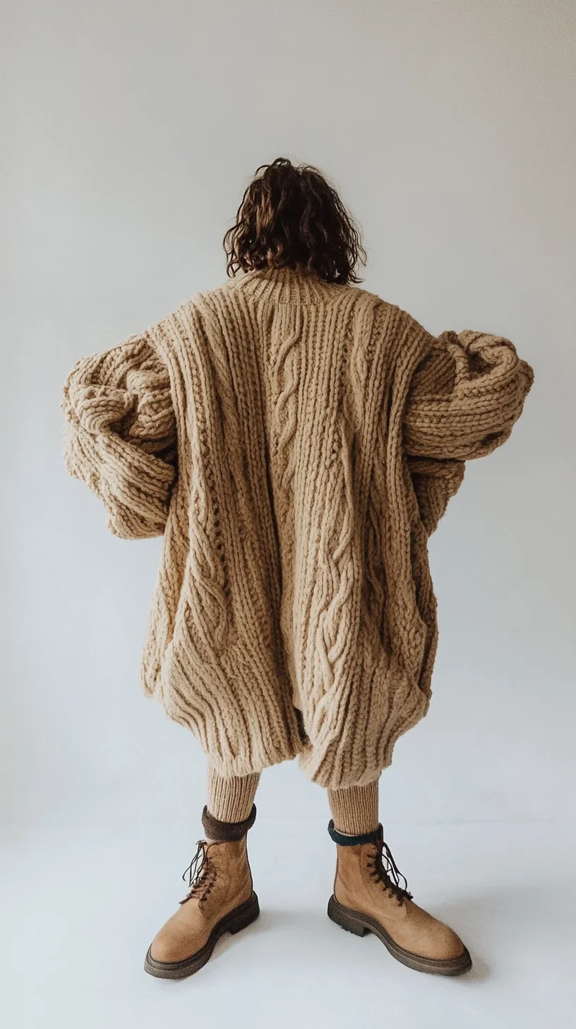 Cozy Chic: Embrace the Oversized Knitted Sweater Trend This Season