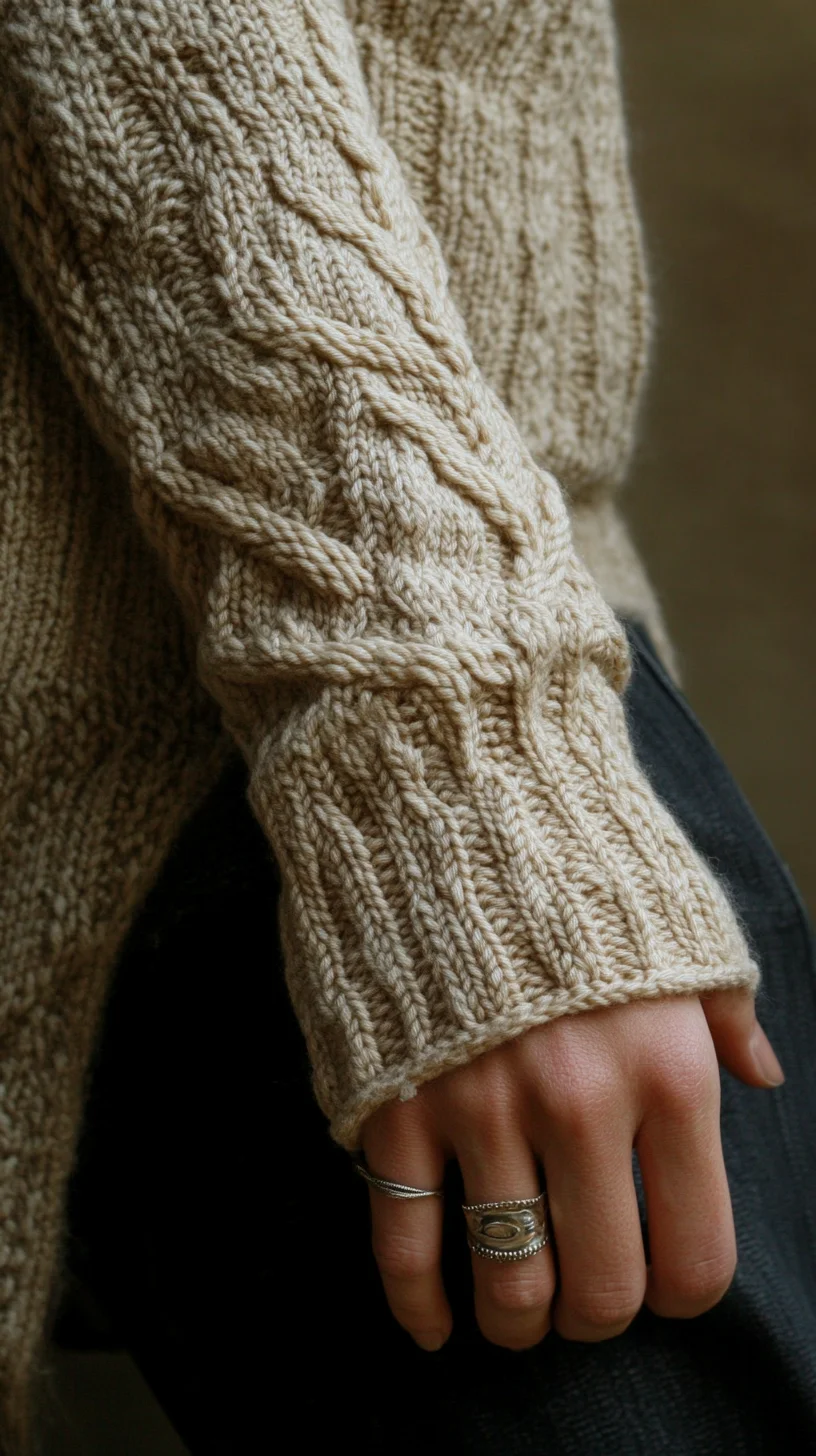 Cozy Chic: Embrace the Textured Elegance of Cable Knits This Season