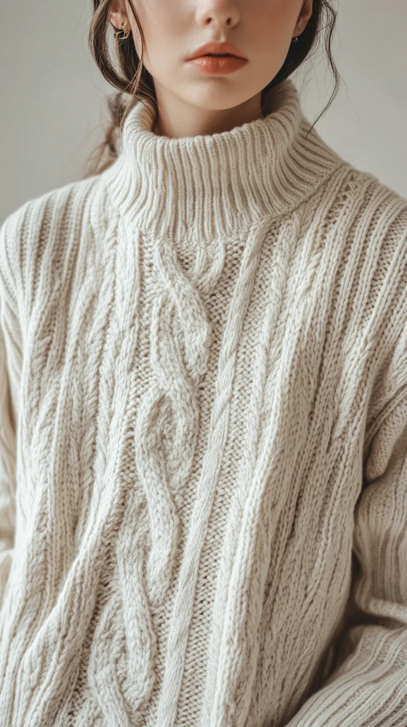 Cozy Chic: Embrace the Timeless Elegance of Cable Knit Sweaters