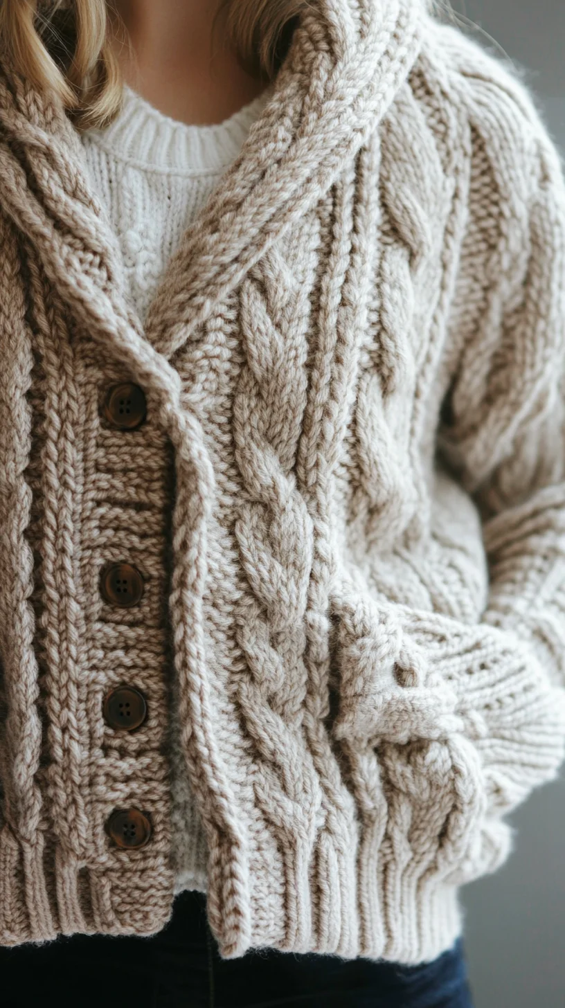 Cozy & Chic: The Ultimate Cable Knit Cardigan for Every Occasion