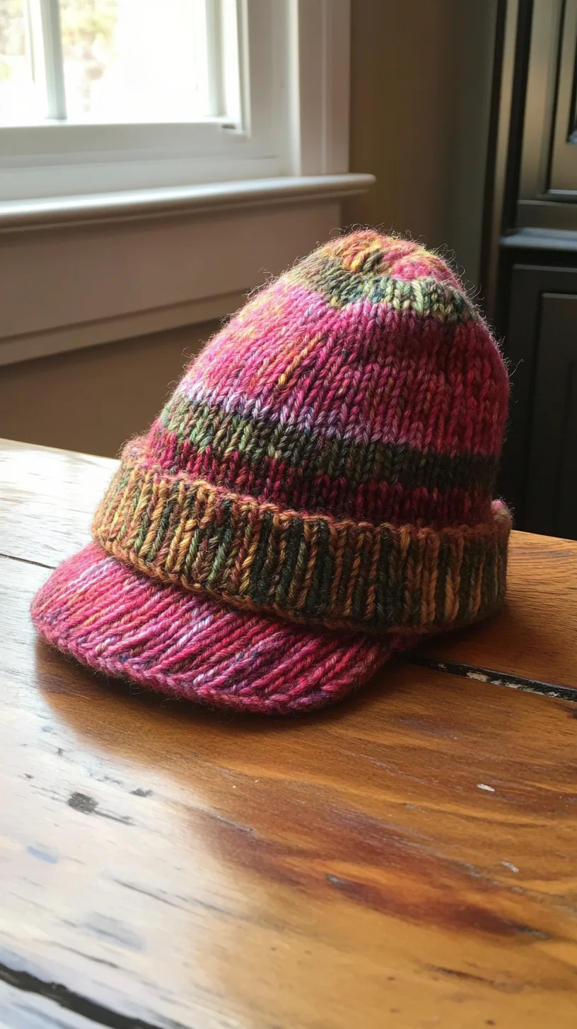 Cozy Crochet Charm: The Perfect Multicolored Beanie for All Seasons