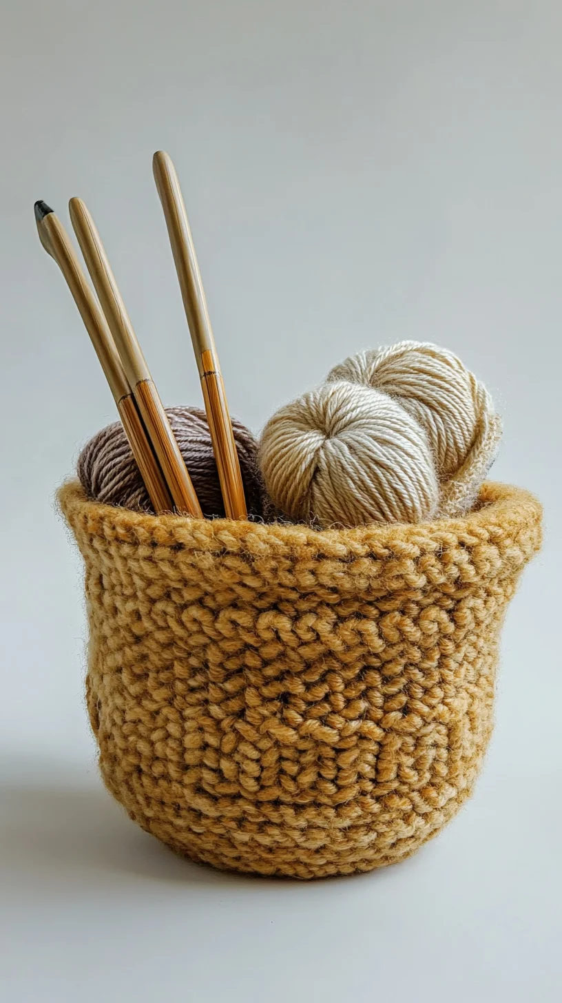 Cozy Crochet Storage: Elevate Your Crafting Space with Handmade Charm