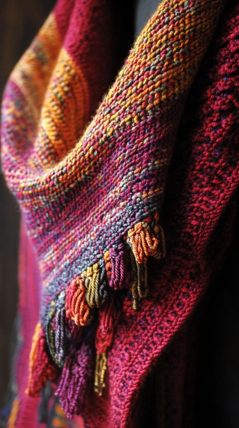 Cozy Elegance: A Vibrant Scarf to Elevate Your Winter Wardrobe