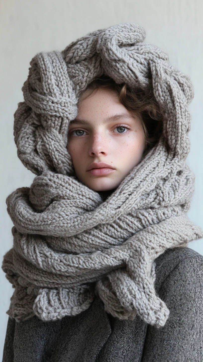 Cozy Elegance: Embrace the Art of Chunky Knit Scarves for Chilly Days