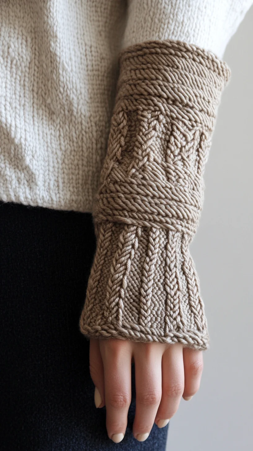 Cozy Knit Cuffs: Elevate Your Winter Wardrobe with Stylish Warmth