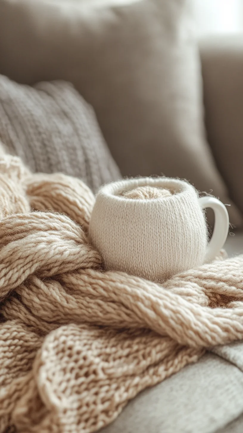 Cozy Knits and Sips: Elevate Your Winter Vibe with Snuggly Textures