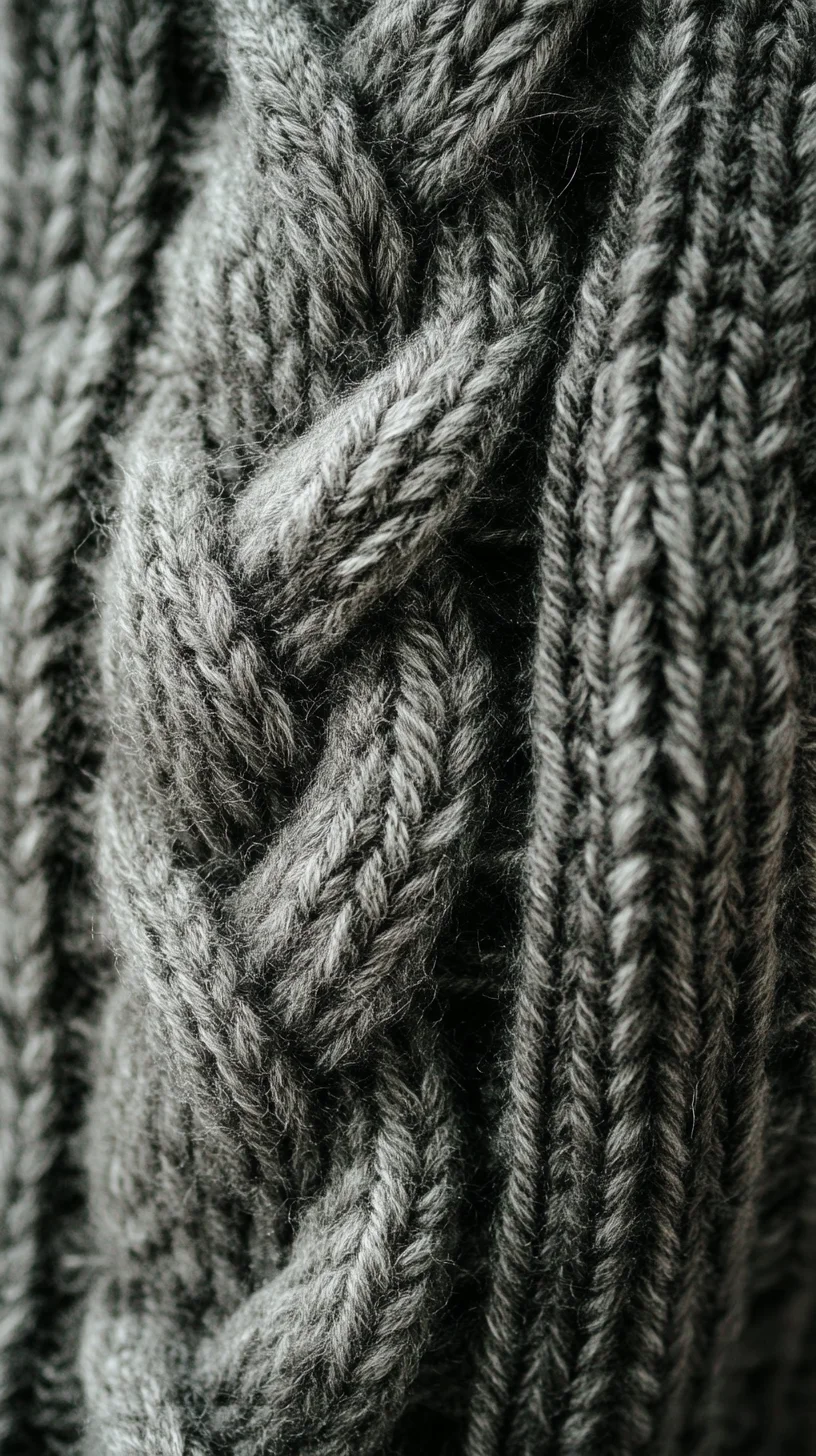 Cozy Textures: Elevate Your Winter Style with Chunky Knits