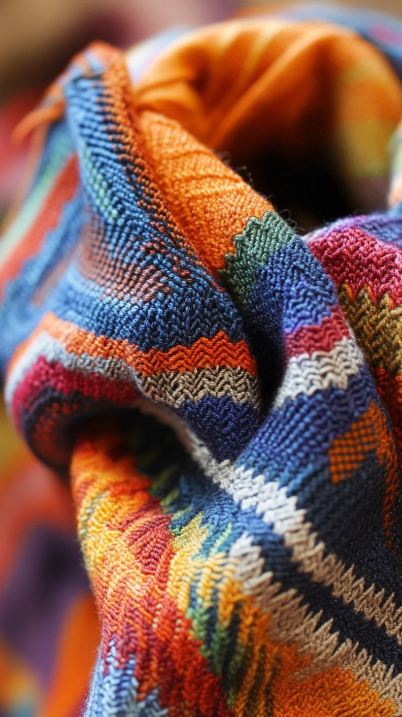 Cozy Up with Vibrant Textured Knits: The Perfect Scarf for Every Season