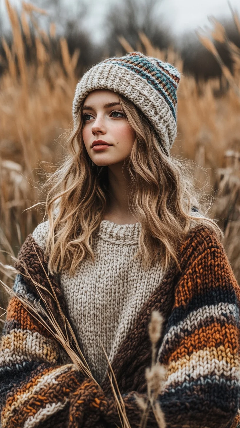 Effortlessly Chic: Embrace Cozy Waves with Nature-Inspired Texture