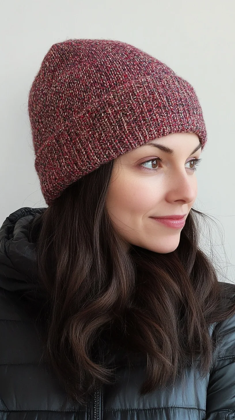 Effortlessly Chic: The Perfect Winter Look with a Cozy Knit Beanie