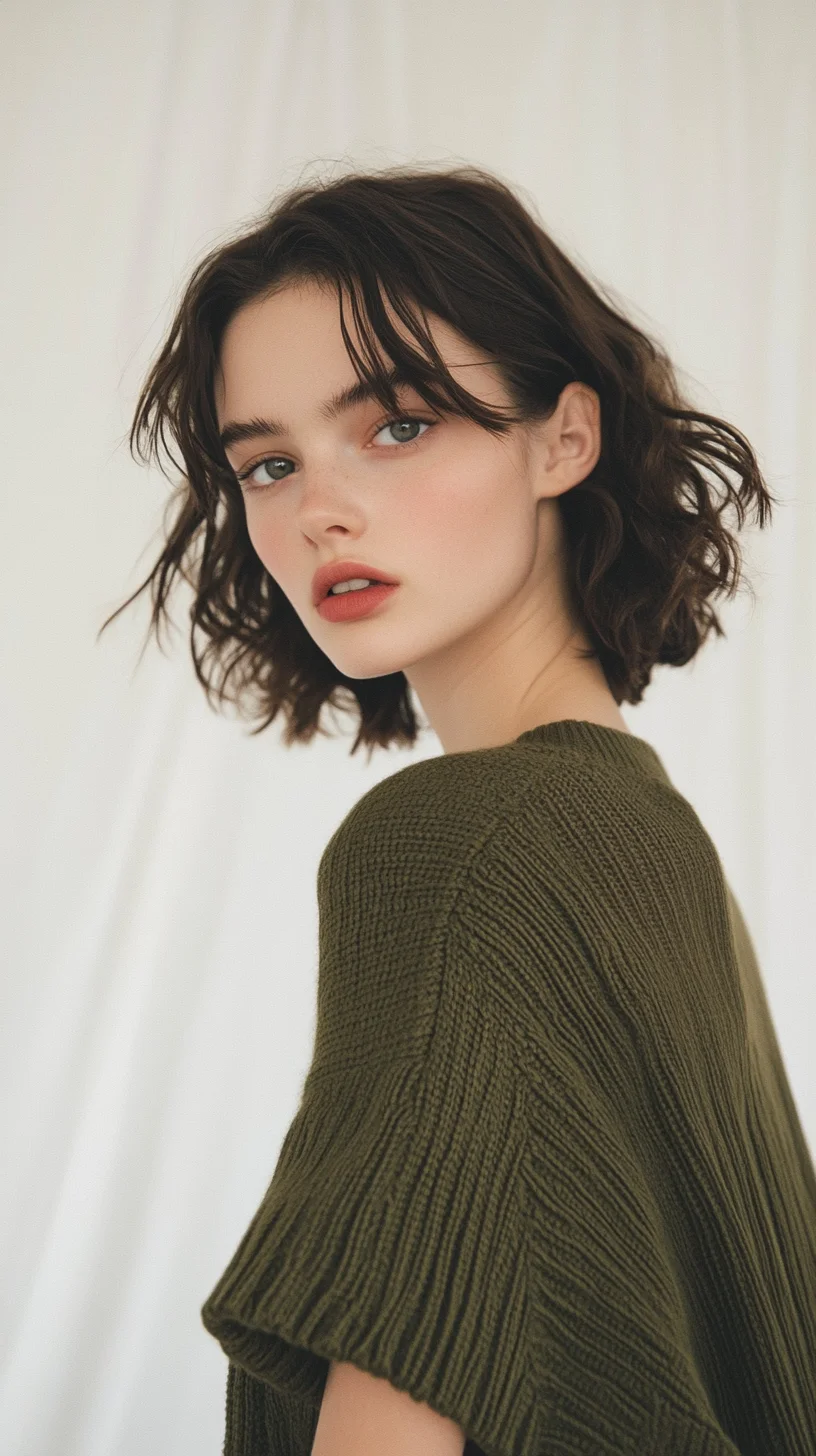 Effortlessly Chic: The Tousled Bob That Elevates Your Everyday Look