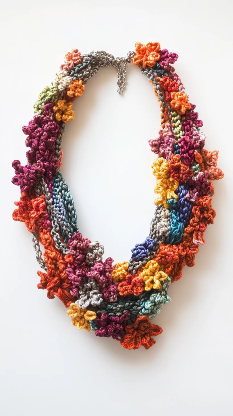 Elevate Your Look: Embrace Bold Floral Crochet Necklaces for Every Occasion