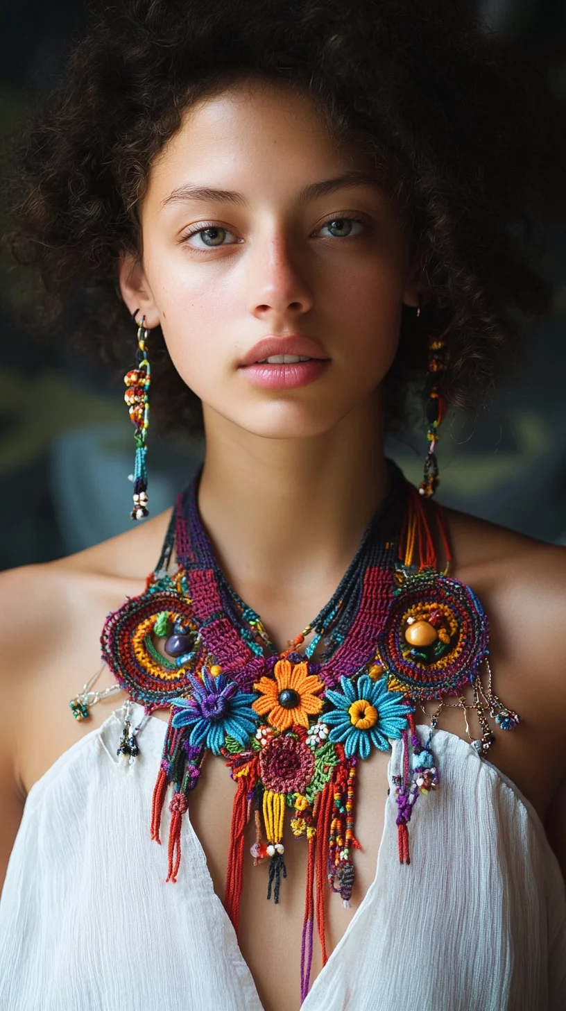 Embrace Boho Chic: Dazzling Layered Floral Jewelry for Effortless Glam