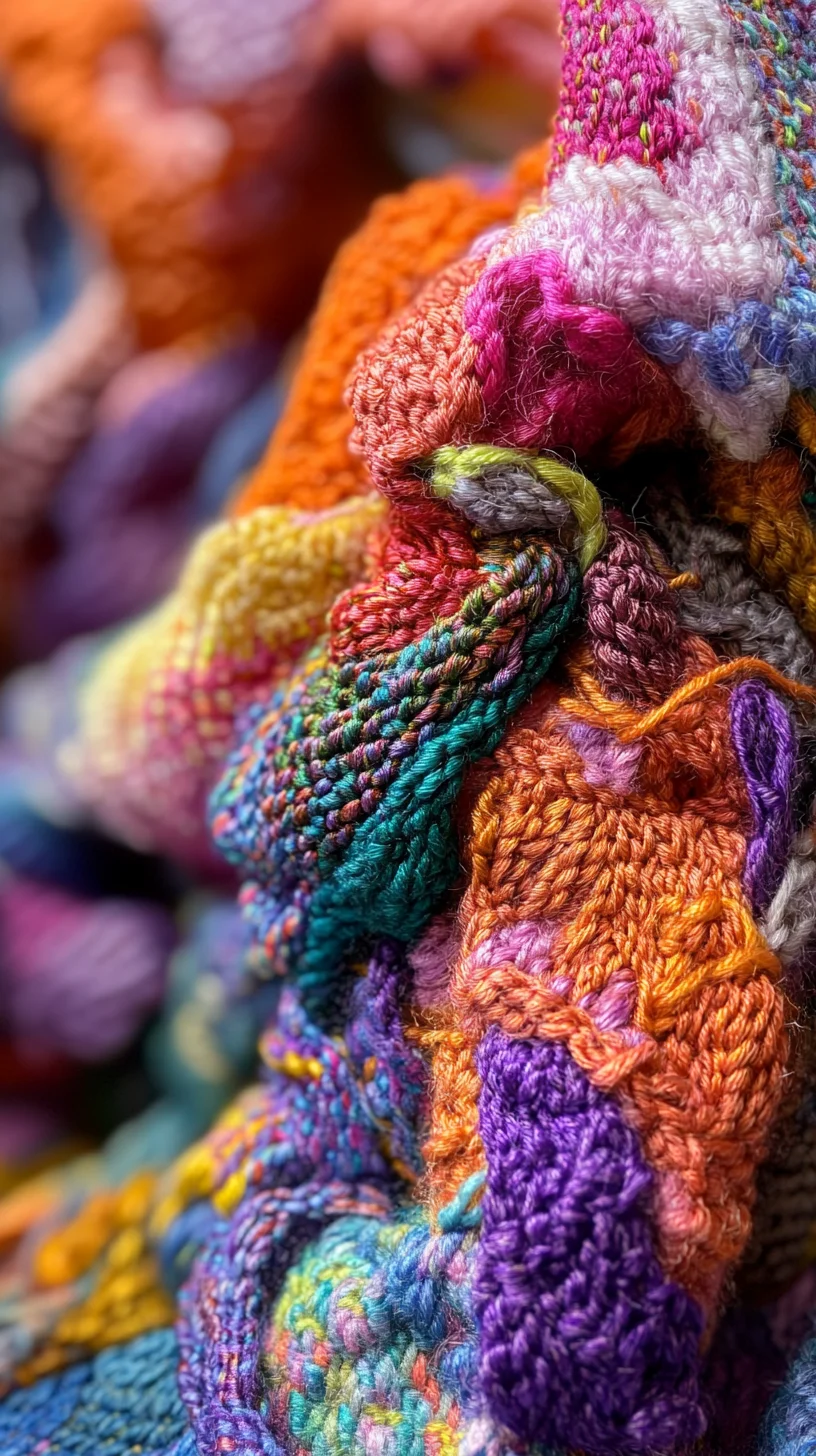 Embrace Bold Textures: The Colorful Crochet Craze for Unique Style