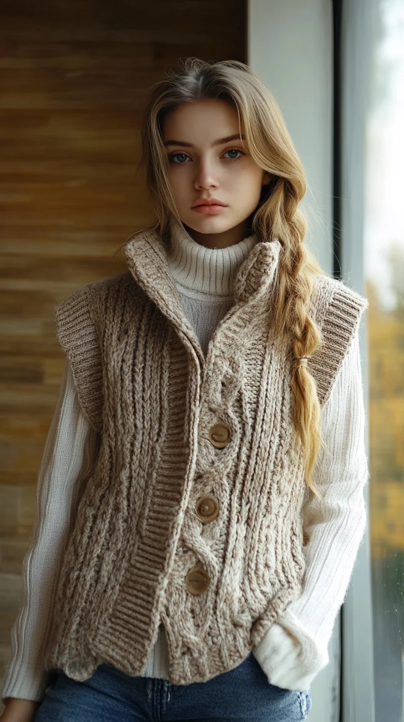 Embrace Cozy Chic: The Perfect Blend of Knitwear and Bohemian Braids