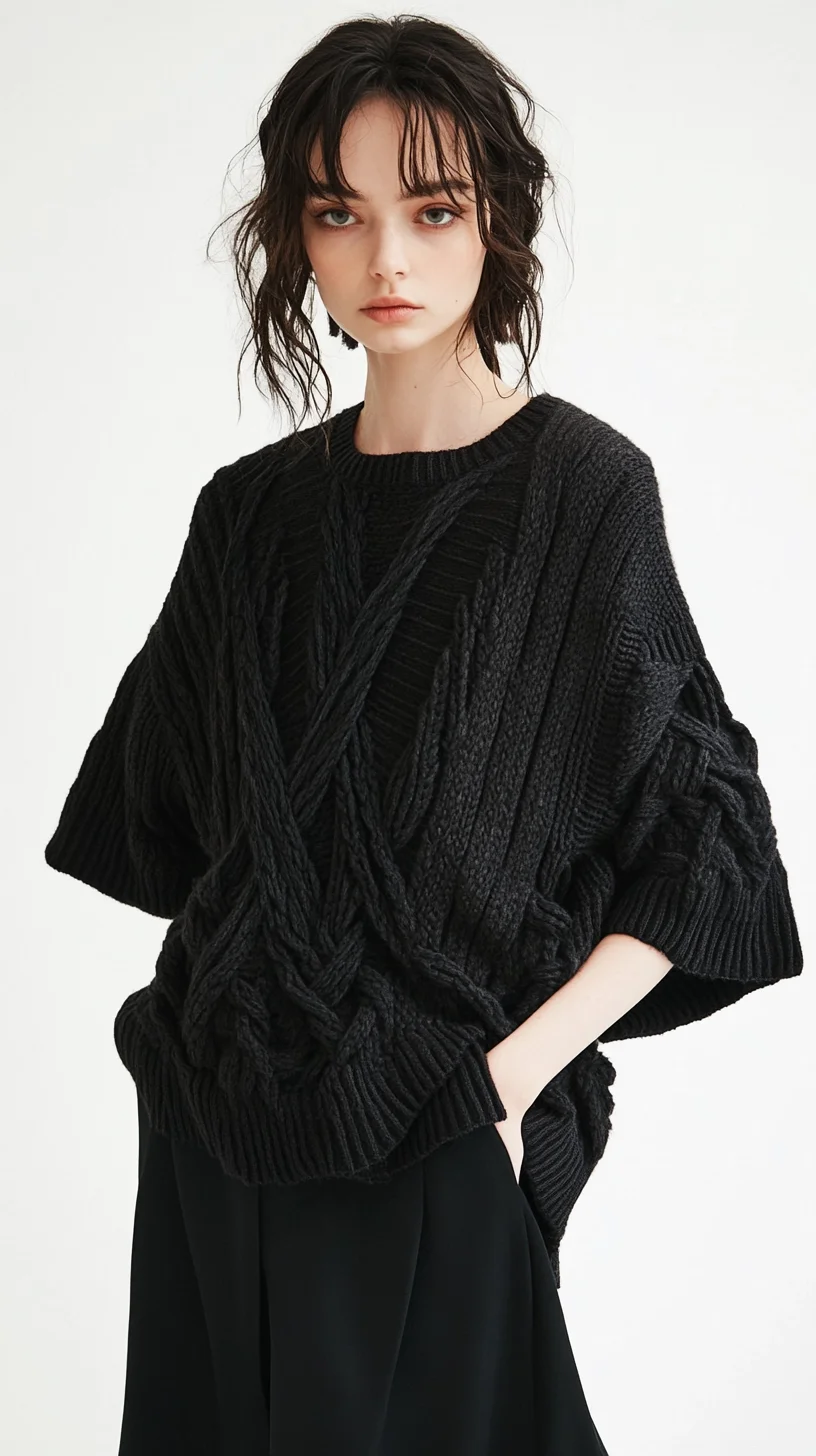 Embrace Cozy Chic: The Perfect Chunky Knit Style for Effortless Elegance