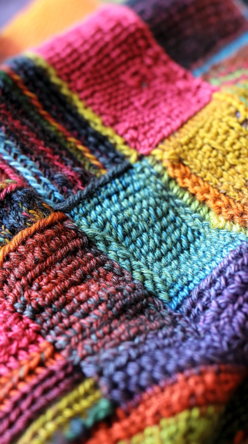 Embrace Cozy Chic: Vibrant Knitted Textures for Unique Style