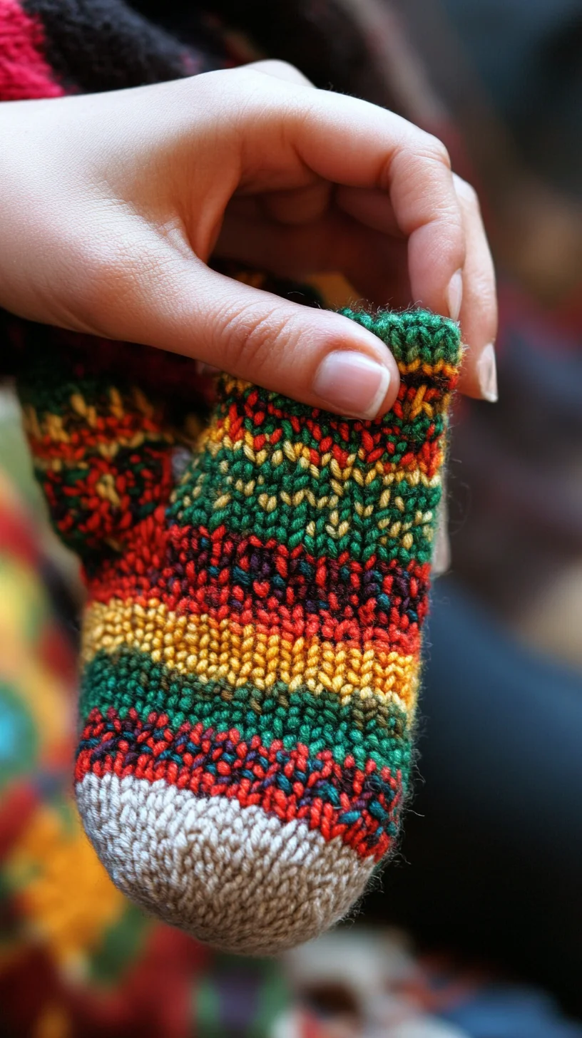 Embrace Cozy Vibes with Chic Hand-Knitted Rasta-Inspired Sock Fashion