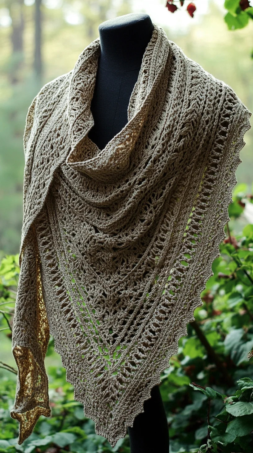 Embrace Elegance: Cozy Knitted Shawl for Every Season