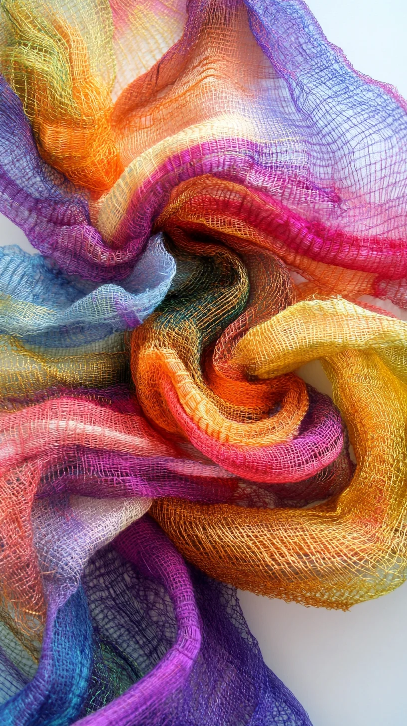 Embrace Whimsy: The Vibrant Spectrum Scarf Style for Every Occasion