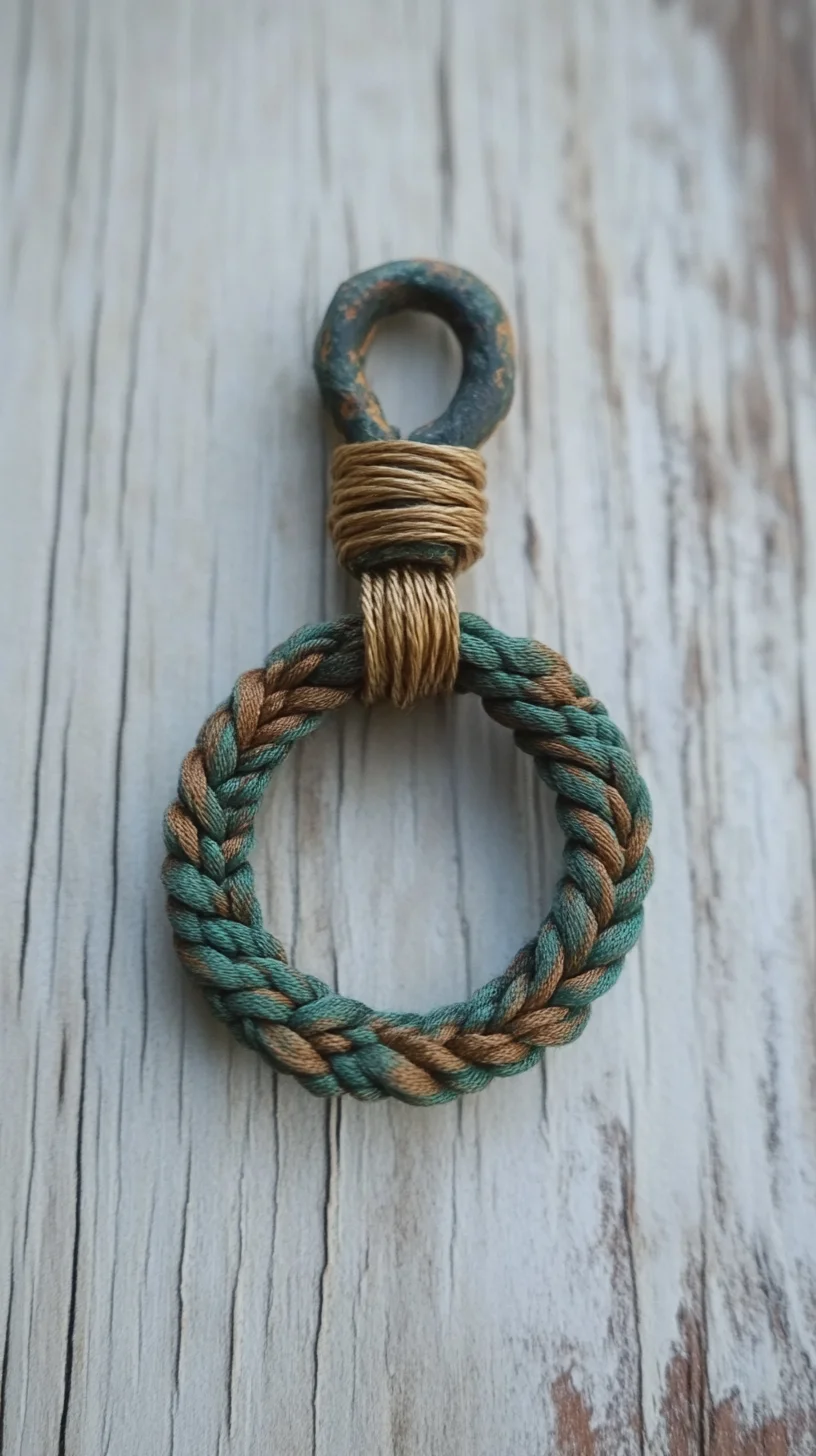 Rustic Chic: Embrace Nature with a Handcrafted Rope and Knot Decor Accent