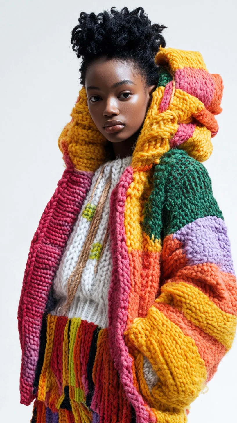 Unleash Your Inner Diva with Bold Colors and Cozy Knit Layers