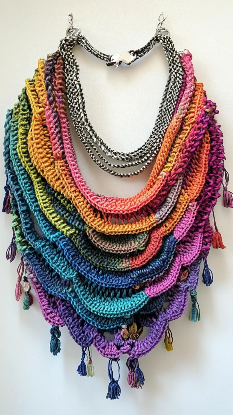 Vibrant Crochet Necklaces: Elevate Your Style with Textured Boho-Chic Accessories