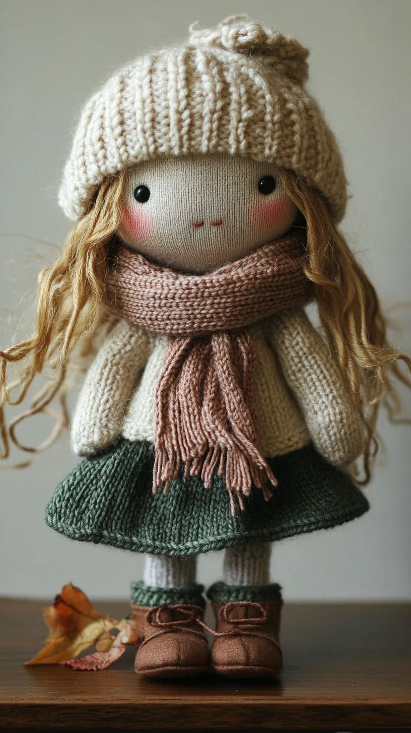 Whimsical Knitted Style: Embrace Cozy Charm with Adorable Doll Inspiration